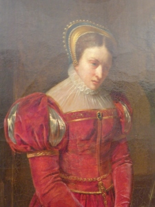 Woman in red (detail - Thomas More painting)