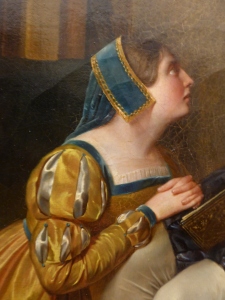 Woman in yellow (detail - Thomas More painting)