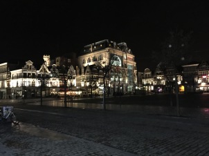 Groete Markt: looking to the left from the pub